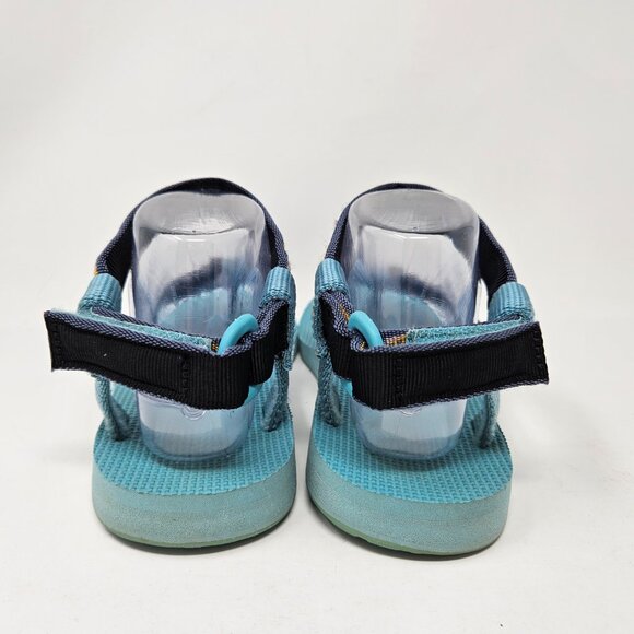 Teva Womens Size 10 Light Blue Aztec Original Ankle Strap Thong Sandals 1003986 - Picture 6 of 13
